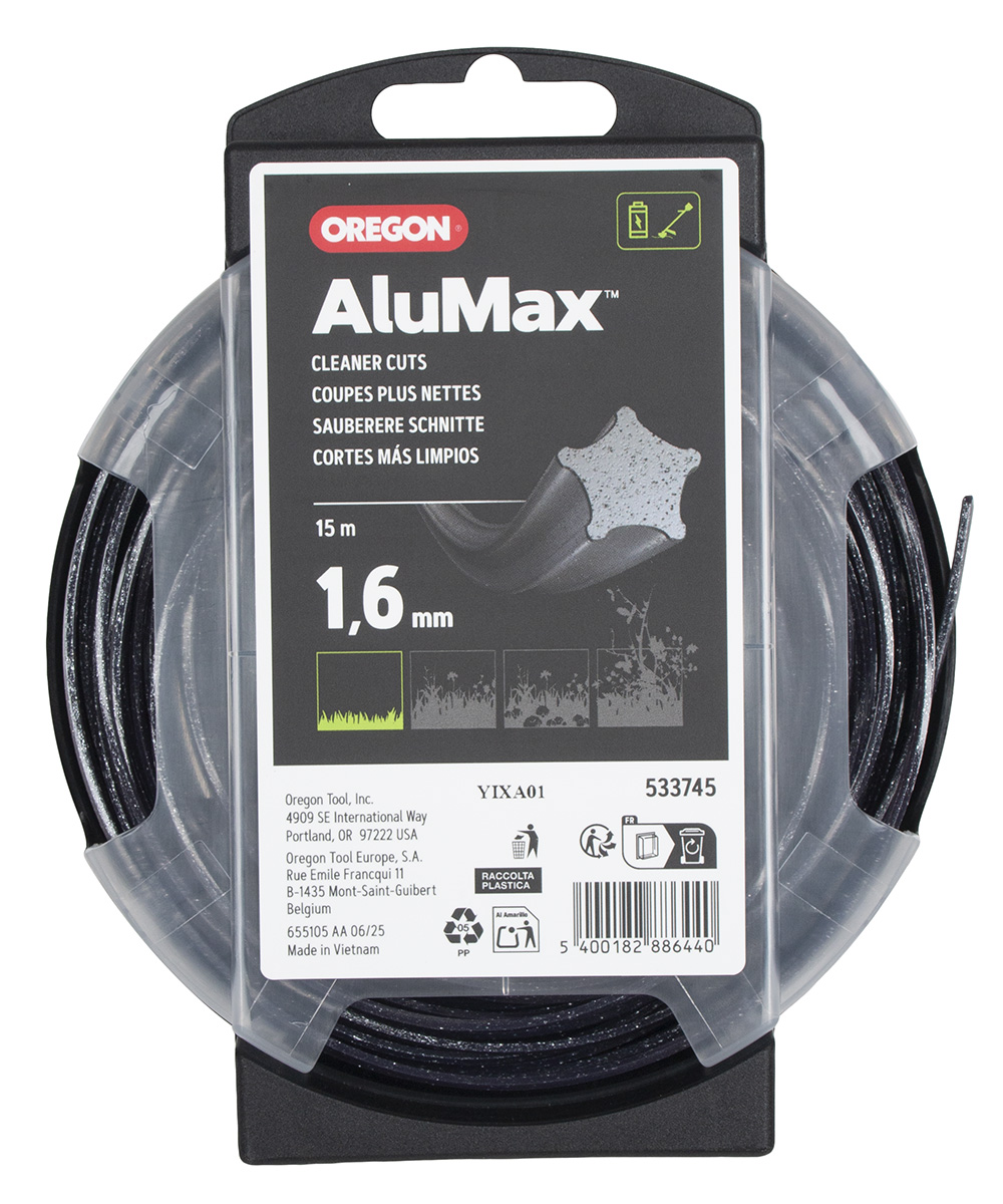 Trimmerijõhv 1.6 mm x 15 m OREGON AluMax/Nylium