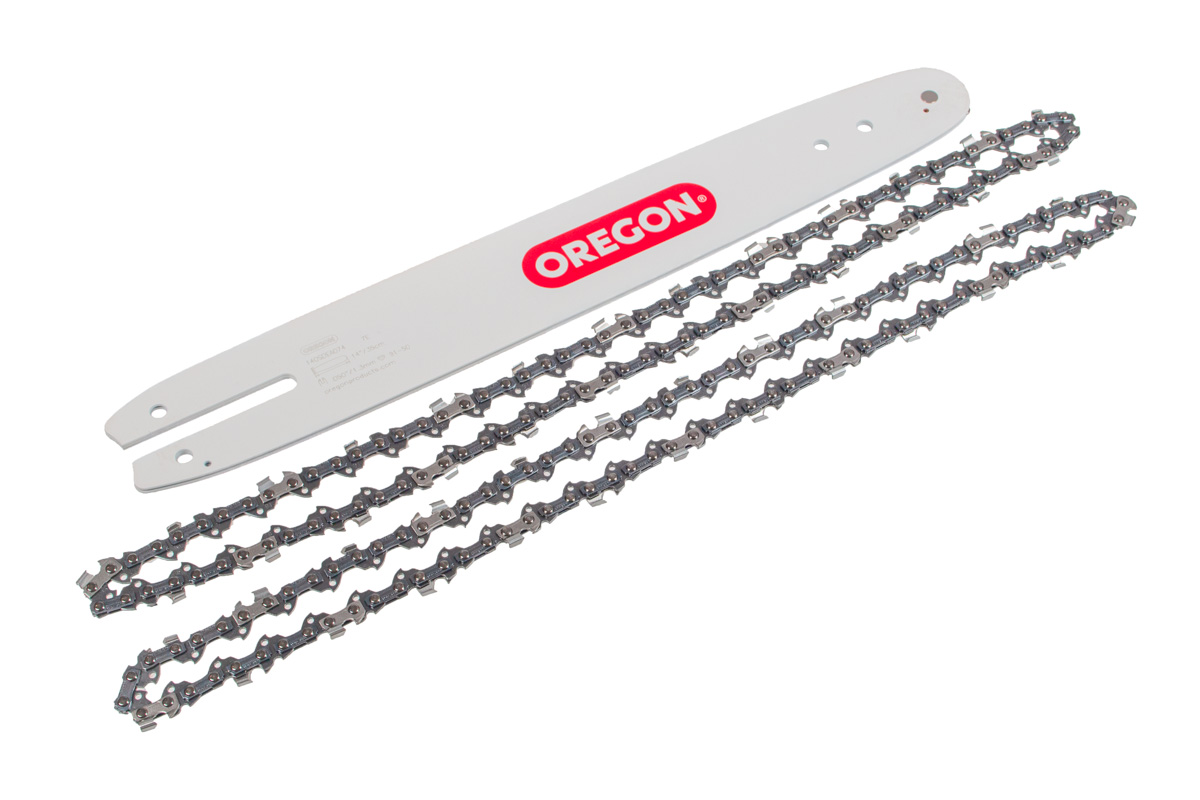 Komplekt lõike OREGON COMBO 543482 - juhtplaat 140SDEA074 + 2x kett 91P050E