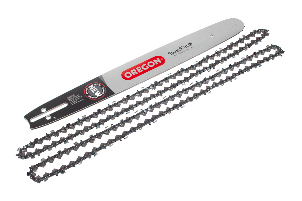 Komplekt lõike OREGON COMBO 578739 - juhtplaat 180TXLBK095 + 2x kett 95TXL072E