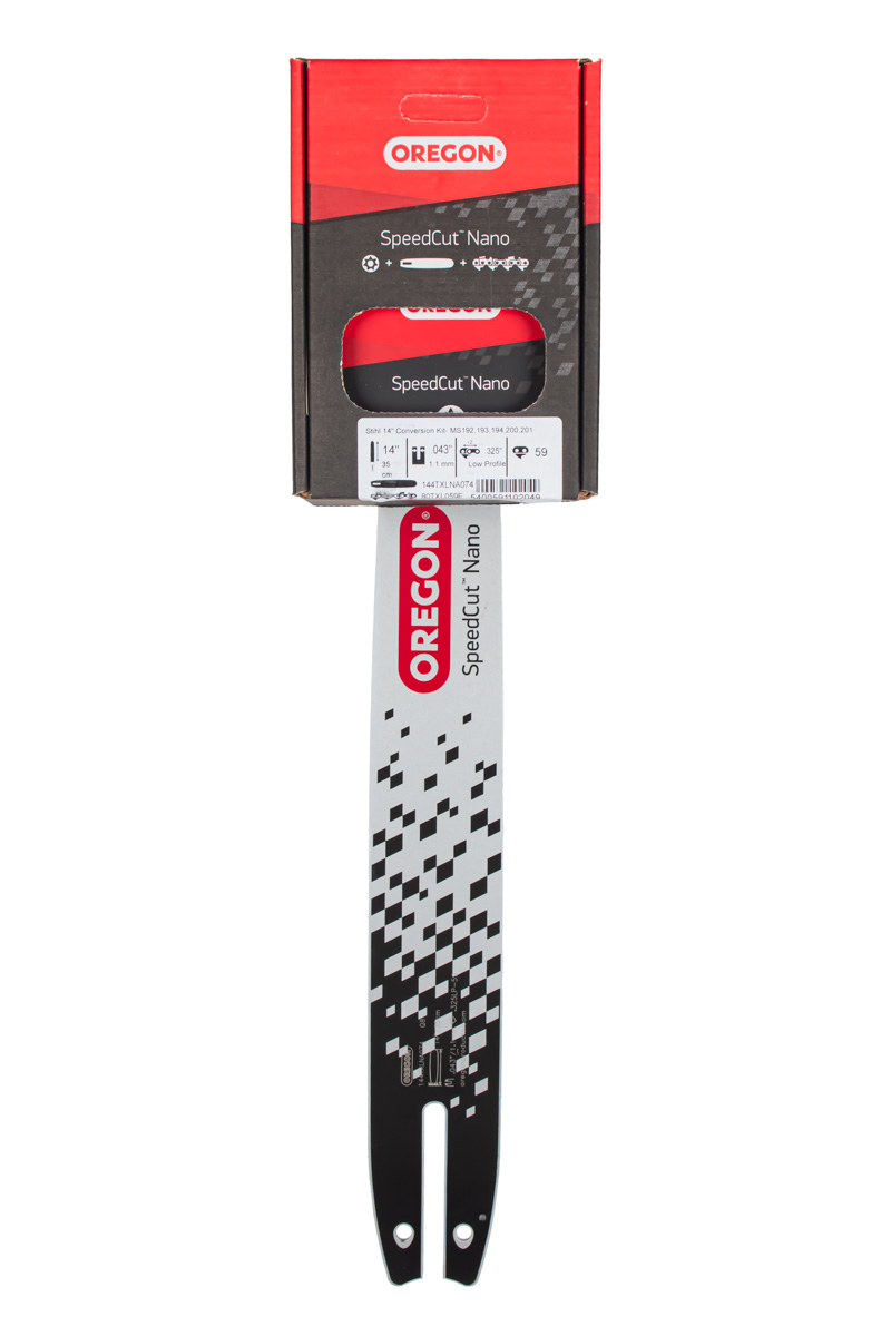Komplekt OREGON SpeedCut Nano 614377 - juhtplaat 144TXLNA074 + kett 80TXL059E + trummel 610725N