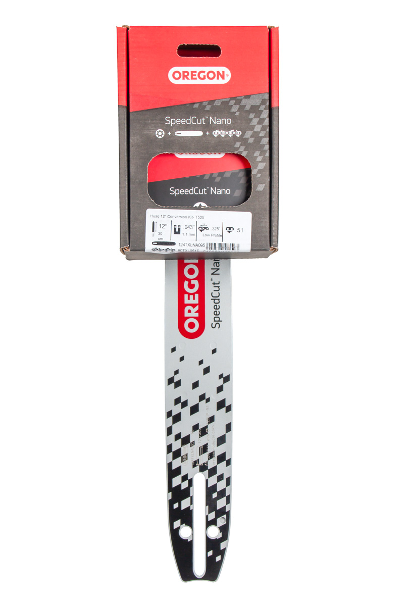 Komplekt OREGON SpeedCut Nano 637265 - juhtplaat 124TXLNA095 + kett 80TXL051E + trummel 627943