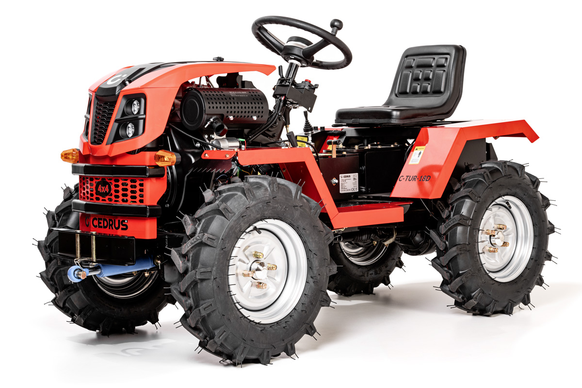 Multifunktsionaalne traktor Cedrus Diesel 4x4 C-TUR-18D