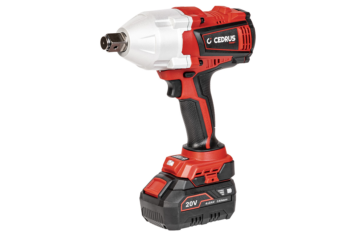Klucz udarowy z baterią i ładowarką Cedrus CEDIW1050Li-SET