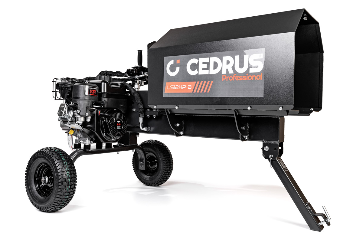 Cedrus Professional CEDLS12HP-B horisontaalne bensiinimootoriga puulõhkuja
