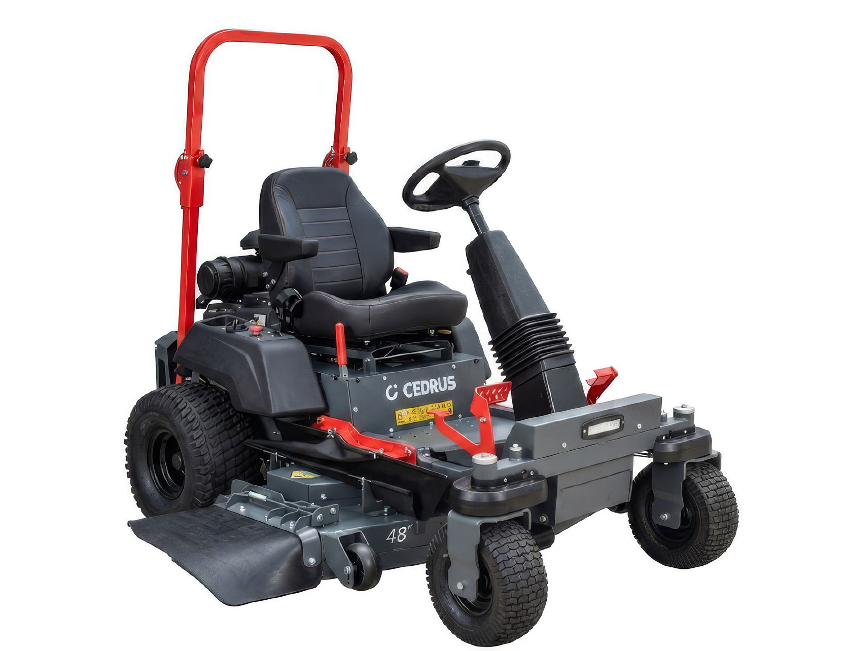 Aiatraktor Cedrus ZERO-SKRĘT C-TRAC-Z132-SW sterowanie kierownicą Loncin LC2P82F V-TWIN deck 122cm